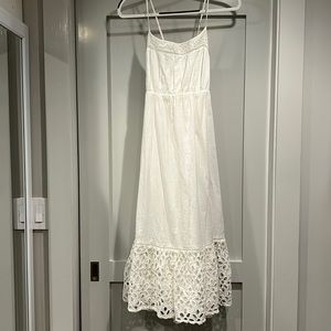 J.Crew Size XS white cotton summer sun dress
